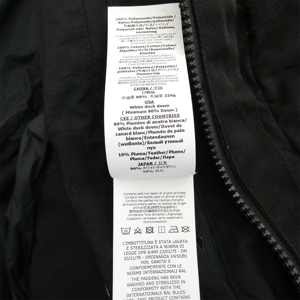 C.P.Company シーピーカンパニー 09CMOW211A 005782G Taylon P Fur Hood Down Jacket ガーメントダイ ファーフーデッド ダウンジャケット ブラック系 50【中古】