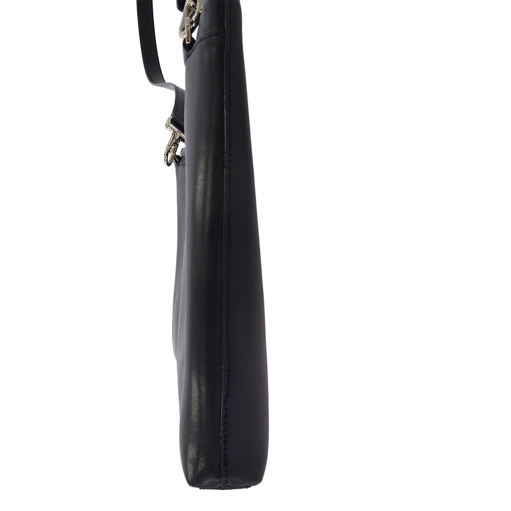 Paul Smith ポール・スミス 2Way Leather Shoulder Bag レザー ショルダー クラッチ セカンド バッグ ブラック系【中古】
