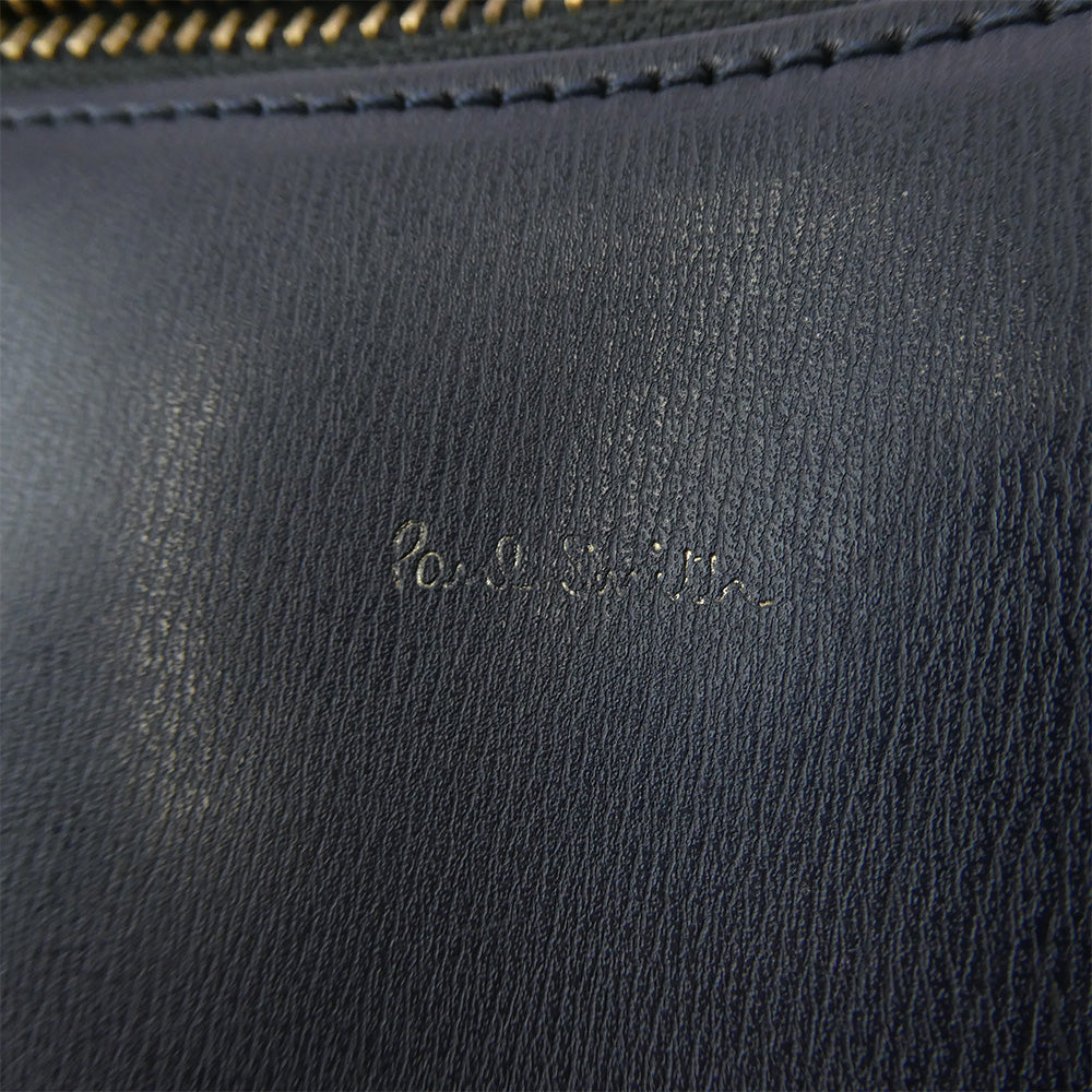 Paul Smith ポール・スミス 2Way Leather Shoulder Bag レザー ショルダー クラッチ セカンド バッグ ブラック系【中古】