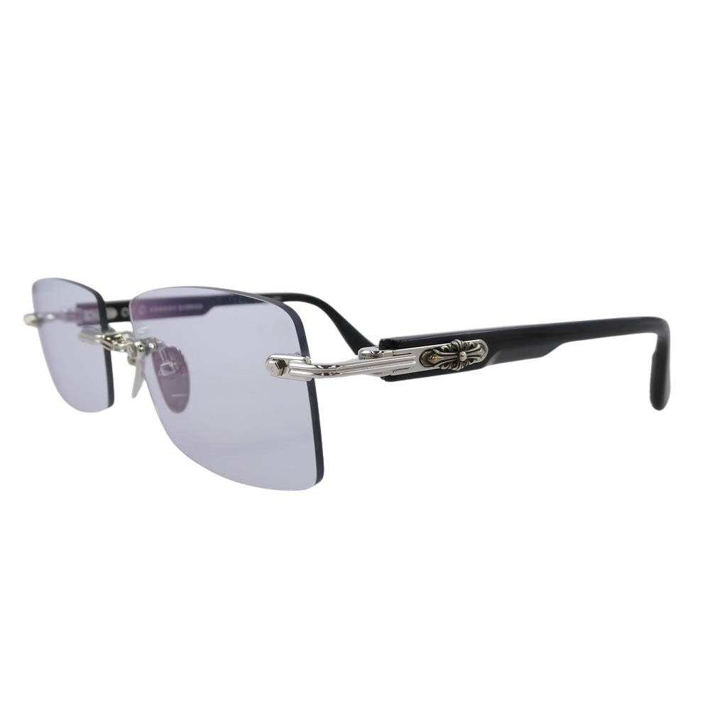CHROME HEARTS クロムハーツ（原本無） 銀座店印字冊子付属 DEEP II ディープ2 SS-BK-P アイウェア サングラス ブラック系【中古】