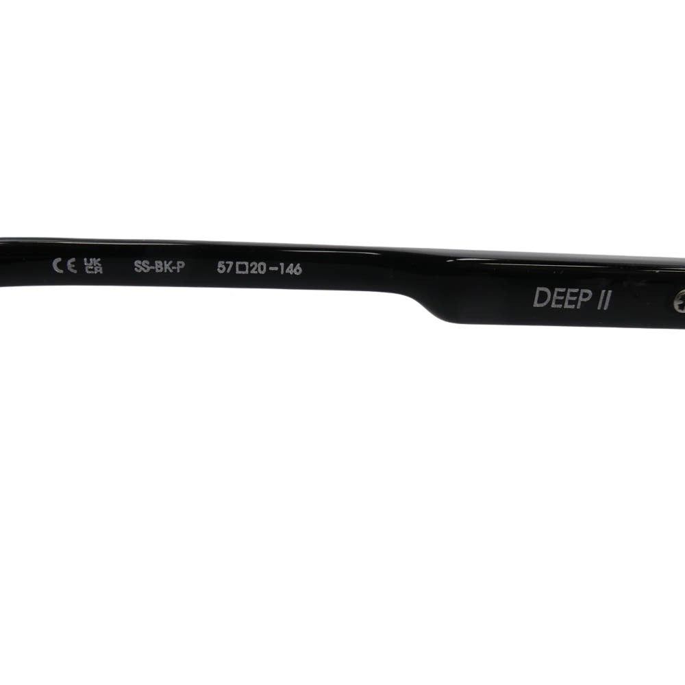 CHROME HEARTS クロムハーツ（原本無） 銀座店印字冊子付属 DEEP II ディープ2 SS-BK-P アイウェア サングラス ブラック系【中古】