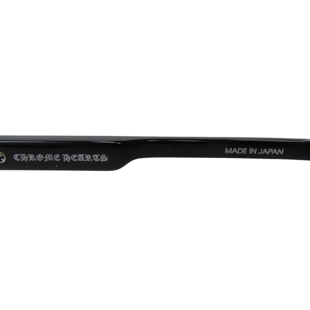 CHROME HEARTS クロムハーツ（原本無） 銀座店印字冊子付属 DEEP II ディープ2 SS-BK-P アイウェア サングラス ブラック系【中古】