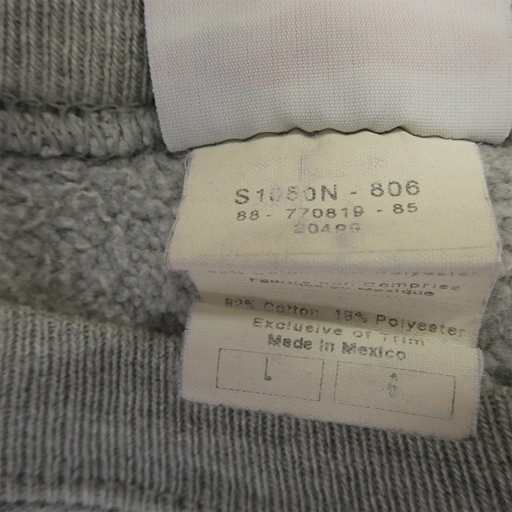 A BATHING APE アベイシングエイプ × Champion REVERSE WEAVE チャンピオン リバースウィーブ bape good ape スウェット トレーナー グレー系 L【中古】