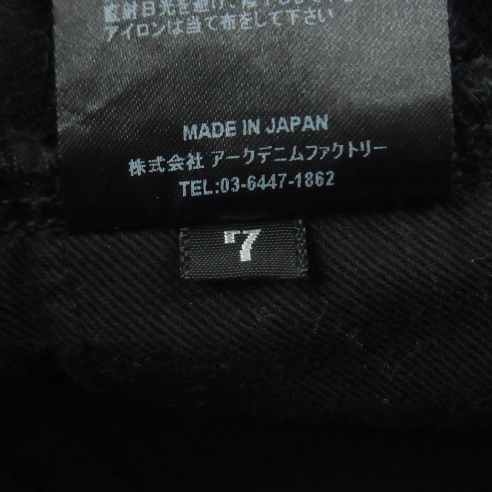 MINEDENIM マインデニム FPK107N-99-302-6 07 S.Slim OWS スーパー スリム ジーンズ デニム パンツ ブラック系 7【中古】