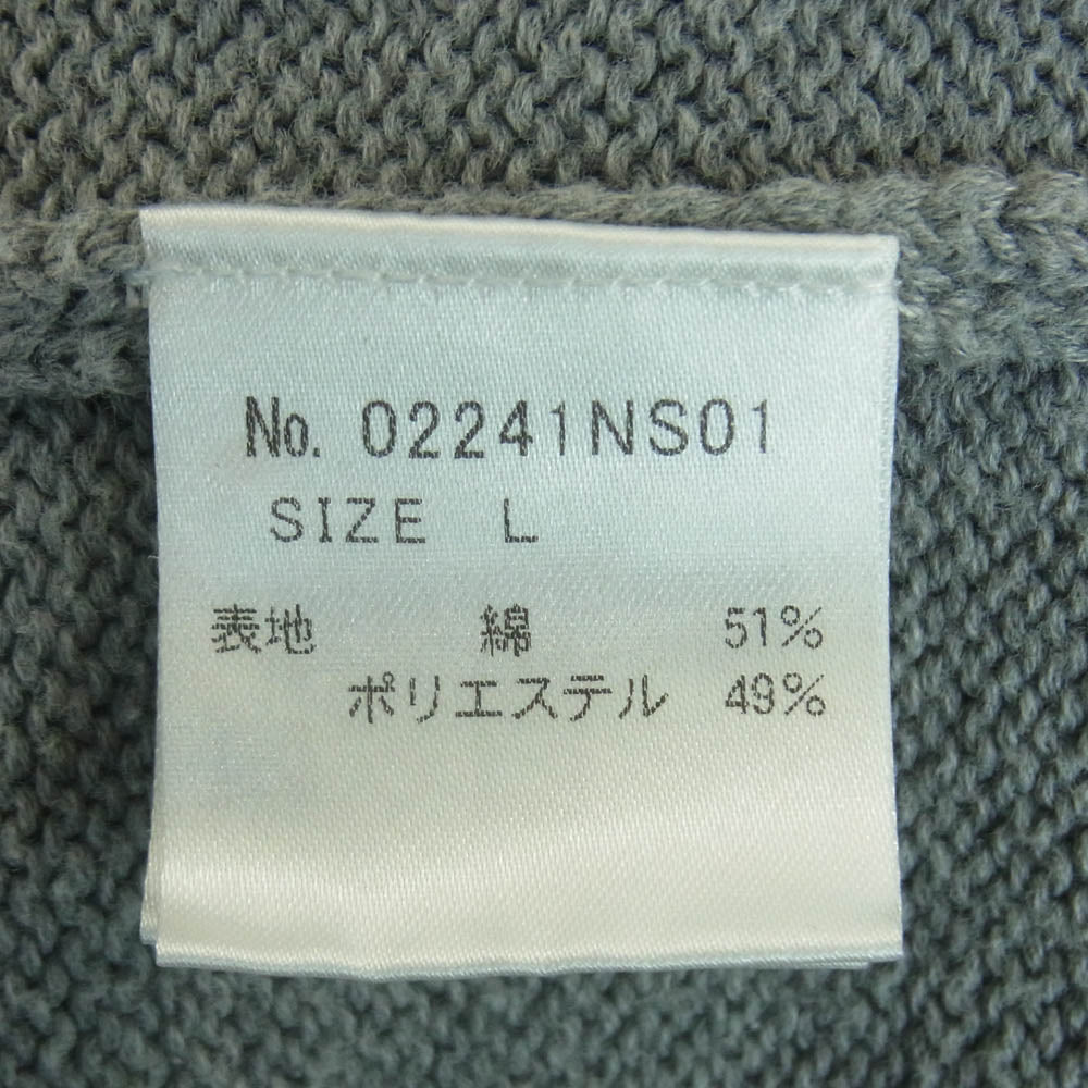 HYSTERIC GLAMOUR ヒステリックグラマー 02241NS01 WOMAN HEAD セーター ニット 中国製 グレー系 L【中古】