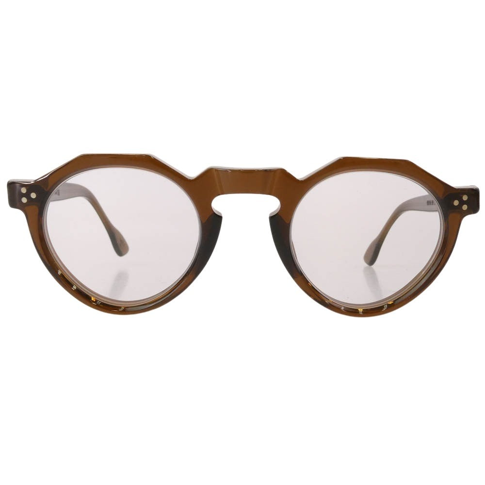 ギュパール gp-02 whisky ウイスキー ティアドロップ パント 眼鏡 ブラウン系【美品】【中古】