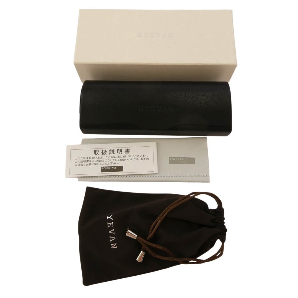 アイヴァン Attache45 アタッシュ ボストン 眼鏡 ブラック系 ゴールド系【中古】