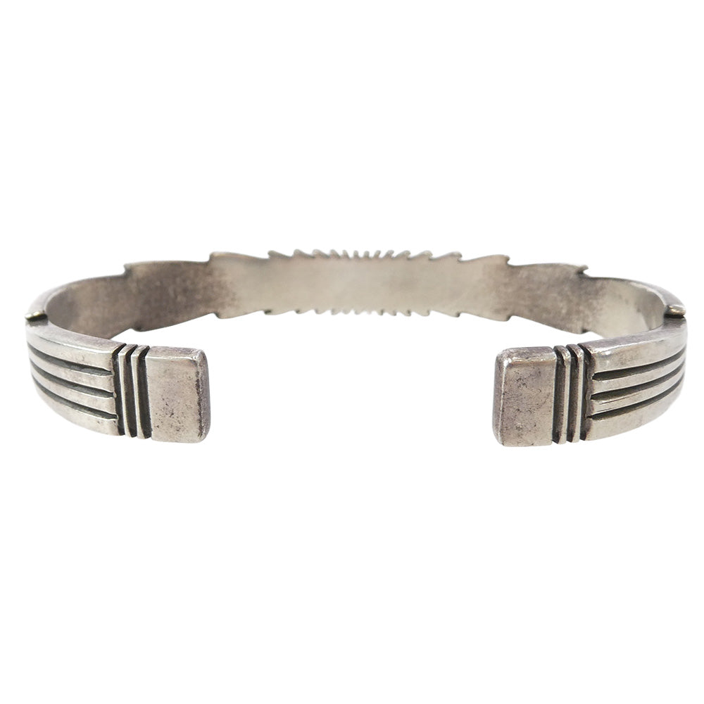 パットベドニー NAVAJO ナバホ族 14K×スターリングシルバー スターバースト バングル シルバー系 ゴールド系【中古】