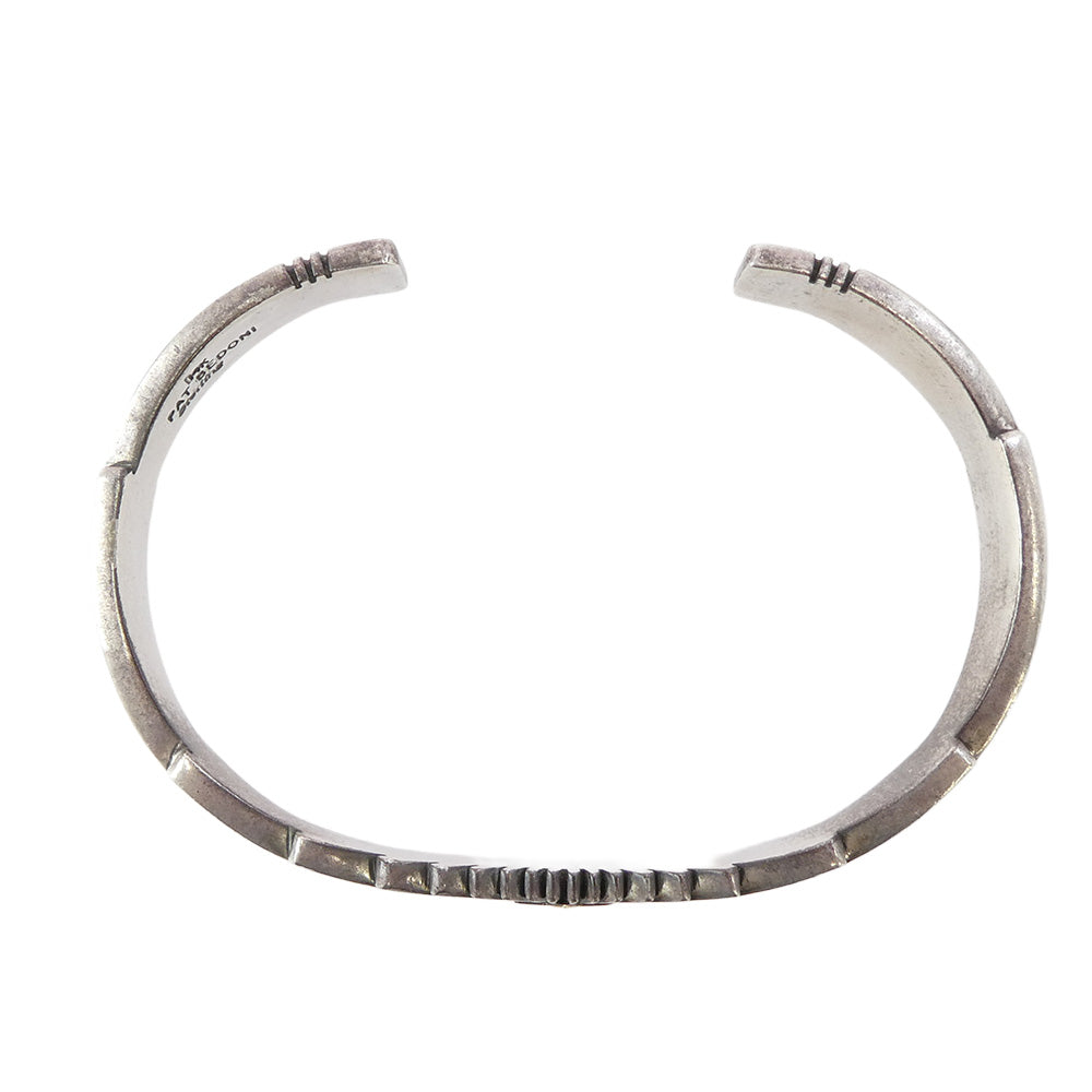 パットベドニー NAVAJO ナバホ族 14K×スターリングシルバー スターバースト バングル シルバー系 ゴールド系【中古】