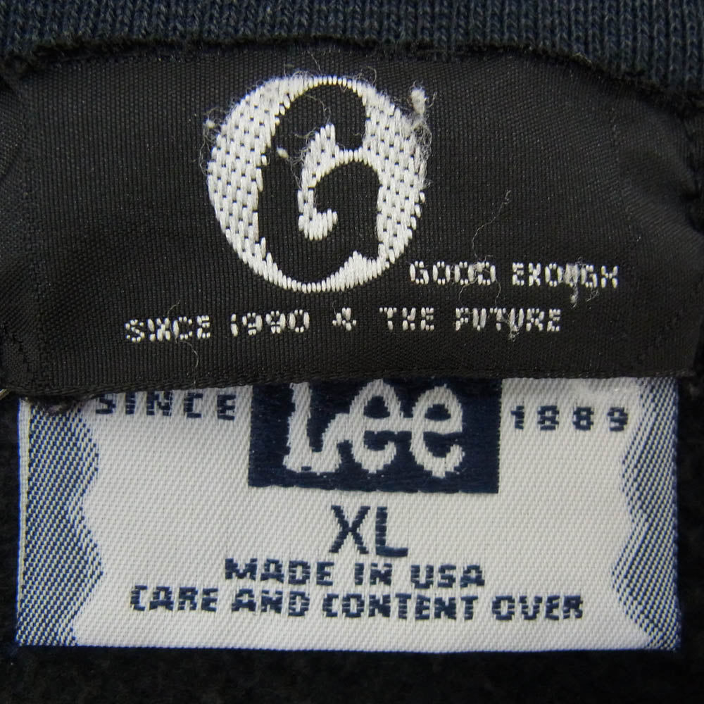 GOODENOUGH グッドイナフ 90s Leeボディ GOOD ENOUGH スウェット ネイビー系 XL【中古】
