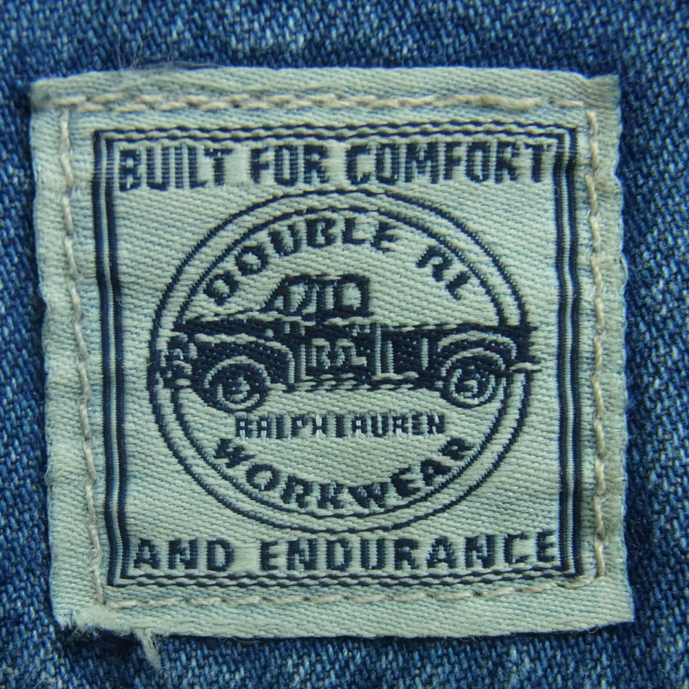 RRL ダブルアールエル USA製 デニム カーゴ パンツ コットン インディゴブルー系 29 / 30【中古】