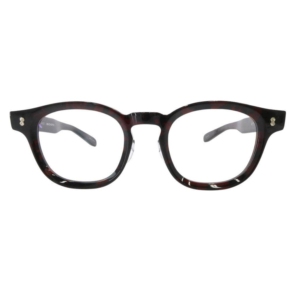 F.C.R.B. エフシーアールビー 25SS SOPH-250083 金子眼鏡製 BINCHOTAN GLASSES 備長炭 眼鏡 アイウェア フレーム：ブラウン系　レンズ：クリア系【美品】【中古】