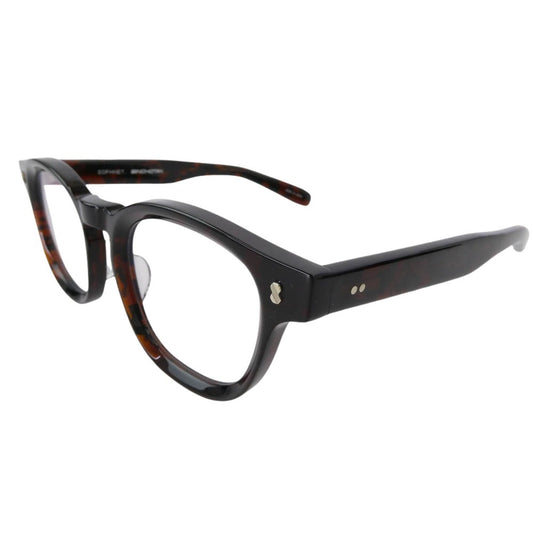 F.C.R.B. エフシーアールビー 25SS SOPH-250083 金子眼鏡製 BINCHOTAN GLASSES 備長炭 眼鏡 アイウェア フレーム：ブラウン系　レンズ：クリア系【美品】【中古】