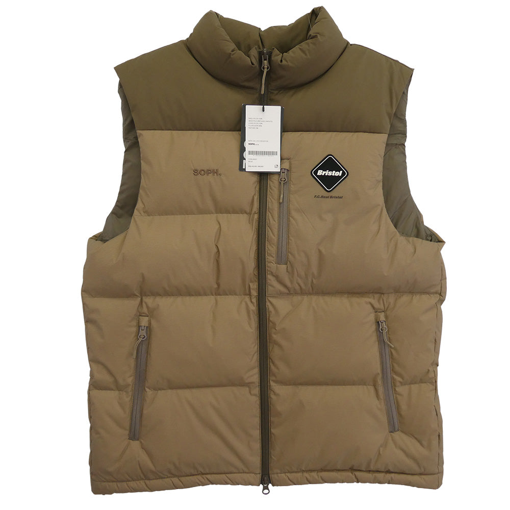 F.C.R.B. エフシーアールビー 25AW FCRB-252021 FIELD DOWN VEST BEIGE フィールド ダウン ベスト ベージュ系 L【新古品】【未使用】【中古】