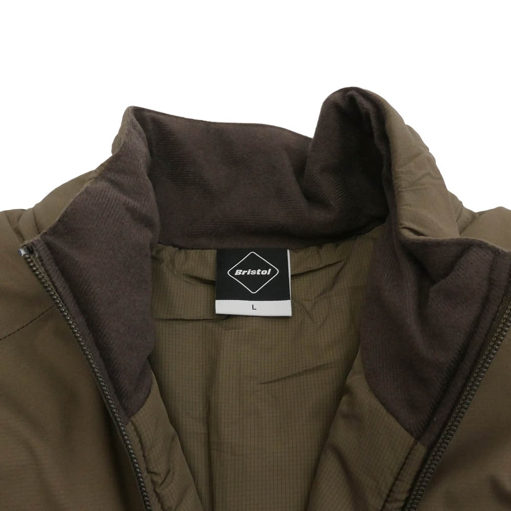 F.C.R.B. エフシーアールビー 25AW FCRB-252041 VENTILATION PUFFER JACKET MOCHA ベンチレーション パファー ジャケット モカ ブラウン系 L【新古品】【未使用】【中古】