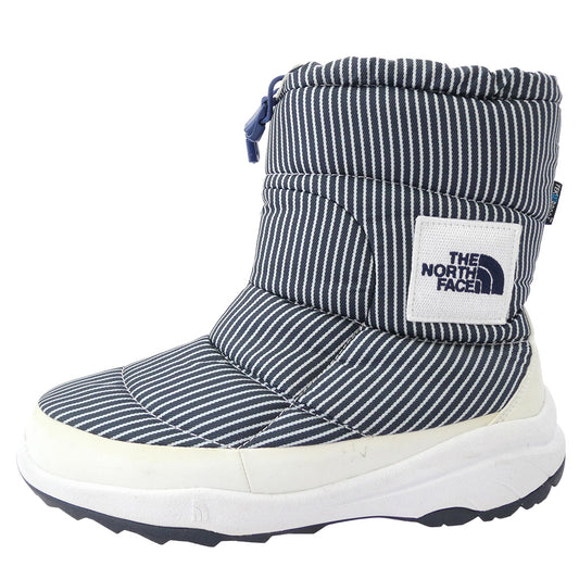 THE NORTH FACE ノースフェイス NF517843 WP V Logowar Nuptse Bootie ウォータープルーフ V ロゴウェア ヌプシ ブーティ ブーツ ネイビー系 25cm【中古】