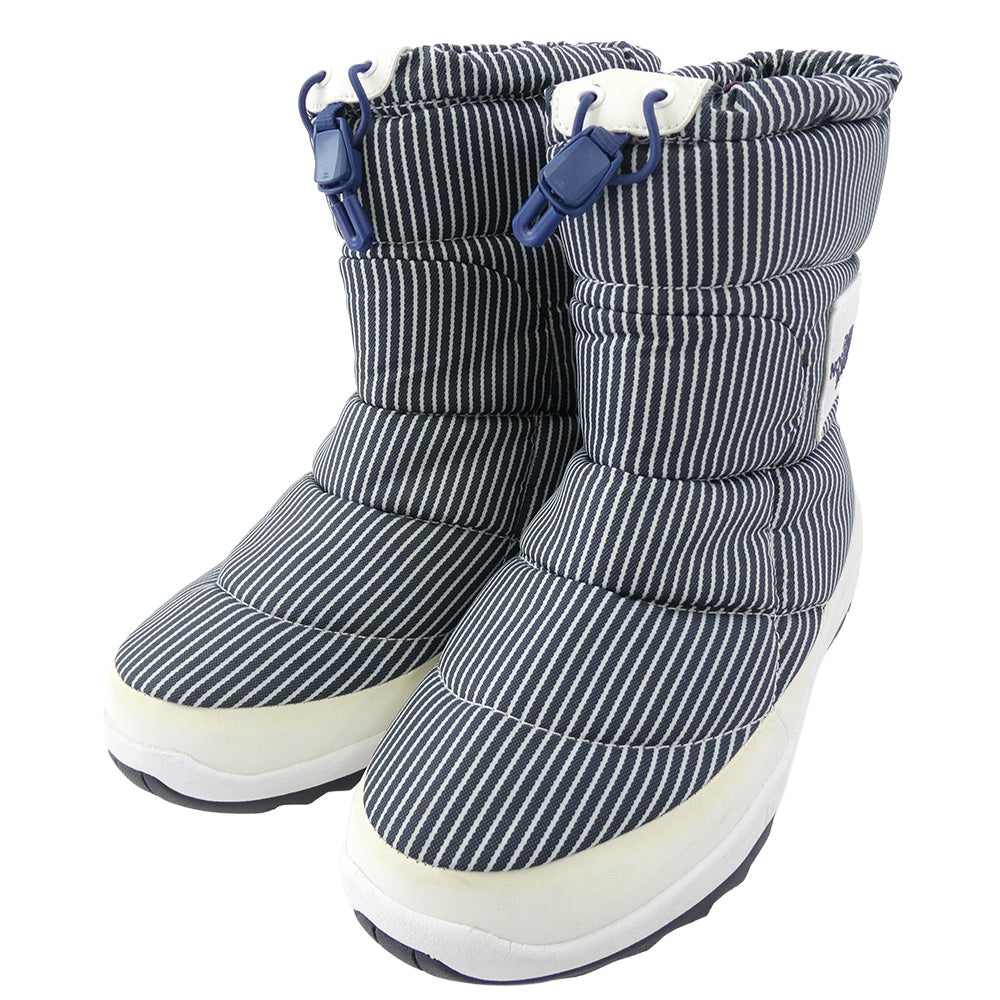 THE NORTH FACE ノースフェイス NF517843 WP V Logowar Nuptse Bootie ウォータープルーフ V ロゴウェア ヌプシ ブーティ ブーツ ネイビー系 25cm【中古】