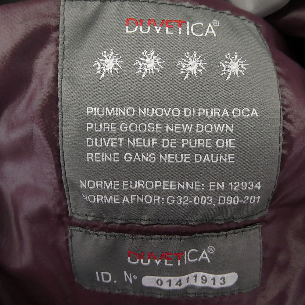 DUVETICA デュベティカ KAPPA カッパ ファーフード ロング ダウンコート ダウンジャケット グレー系 40【中古】
