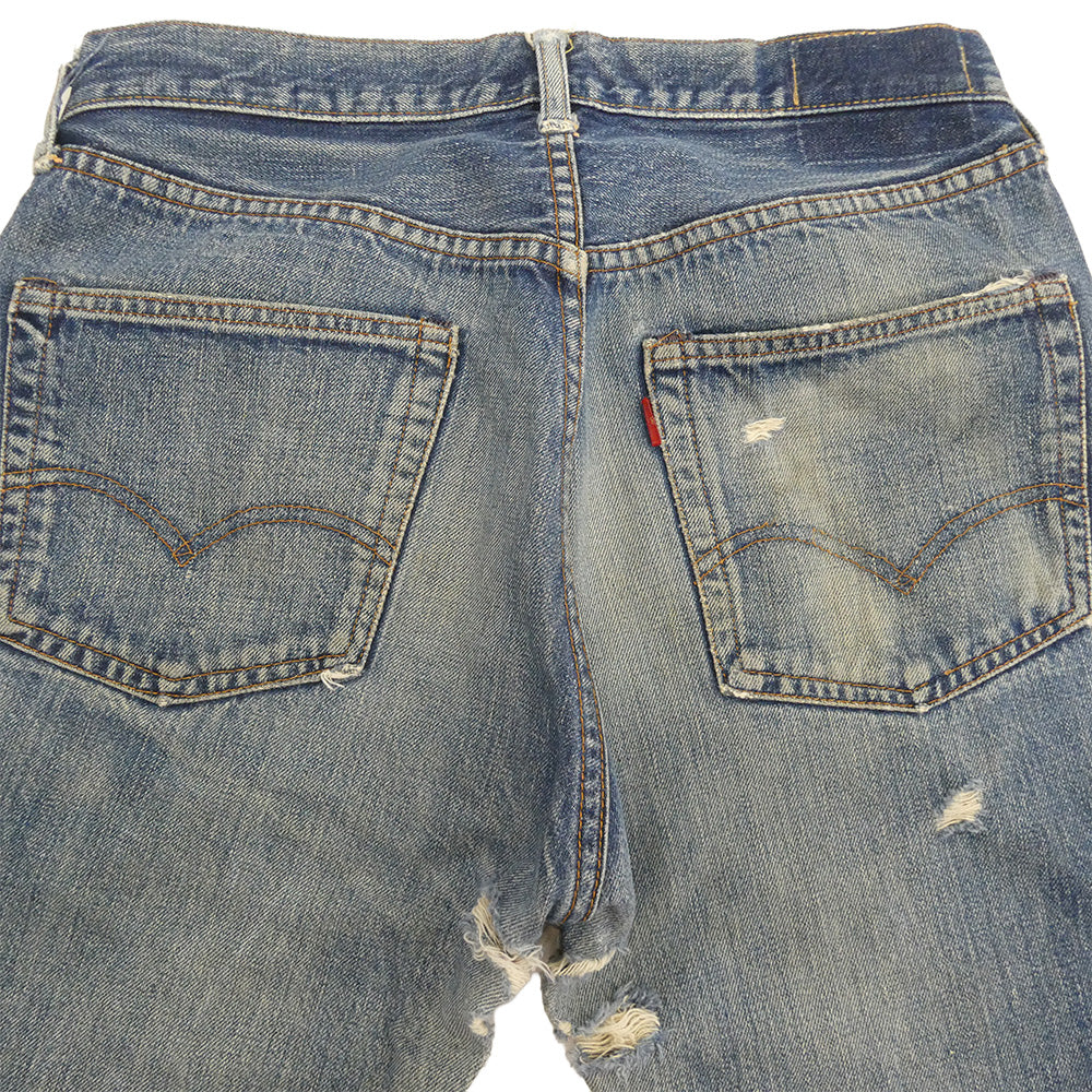 Levi's リーバイス 502 BIG E ボタン裏刻印16 SCOVILL ZIP スコービルジッパー デニムパンツ ジーンズ インディゴブルー系 サイズ表記なし【中古】
