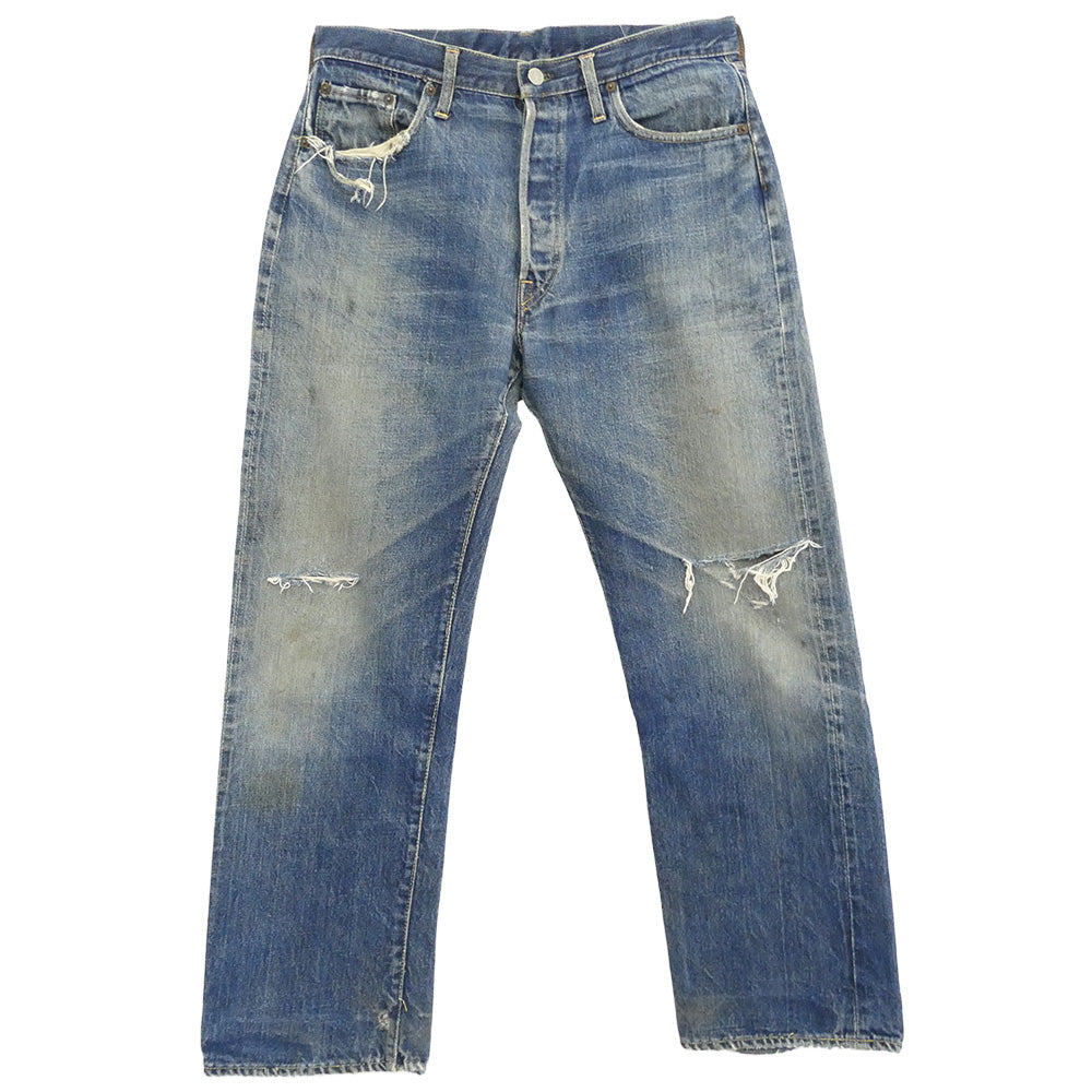 Levi's リーバイス 501 BIG E Sタイプ ボタン裏刻印6 Vステッチ デニムパンツ ジーンズ【中古】