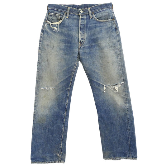 Levi's リーバイス 501 BIG E Sタイプ ボタン裏刻印6 Vステッチ デニムパンツ ジーンズ【中古】