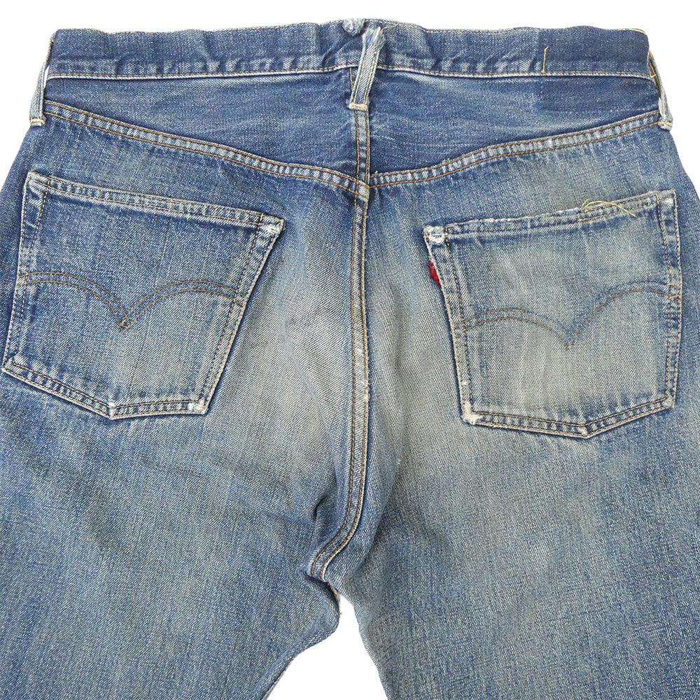 Levi's リーバイス 501 BIG E Sタイプ ボタン裏刻印6 Vステッチ デニムパンツ ジーンズ【中古】