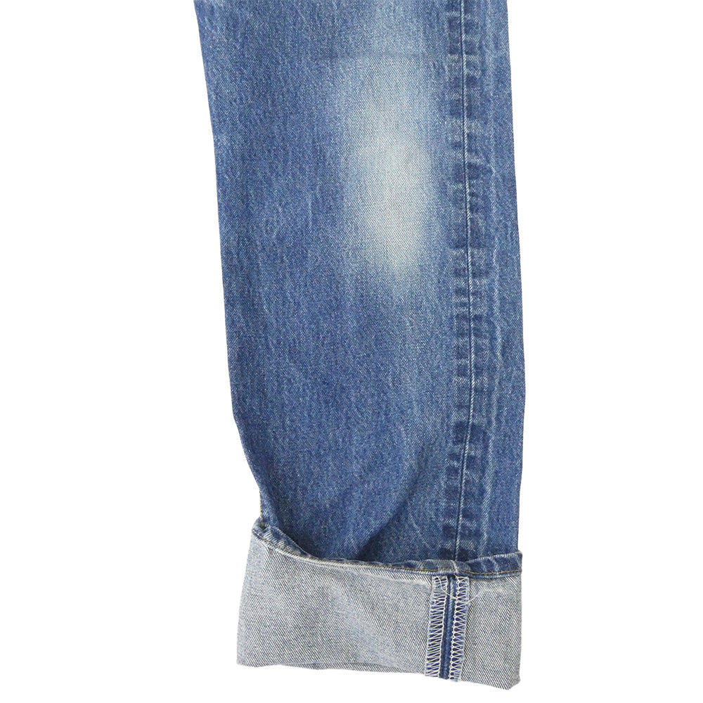 Levi's リーバイス USA製 501 レギュラー 90s 裏刻印553 ボタンフライ デニムパンツ ジーンズ インディゴブルー系 W33【中古】