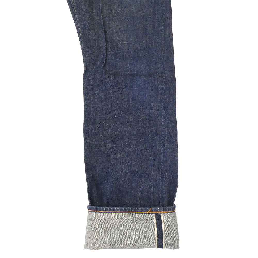 THE FLAT HEAD ザフラットヘッド 1005XX ボタンフライ セルビッチ デニム パンツ インディゴブルー系 W-33 L-34【中古】