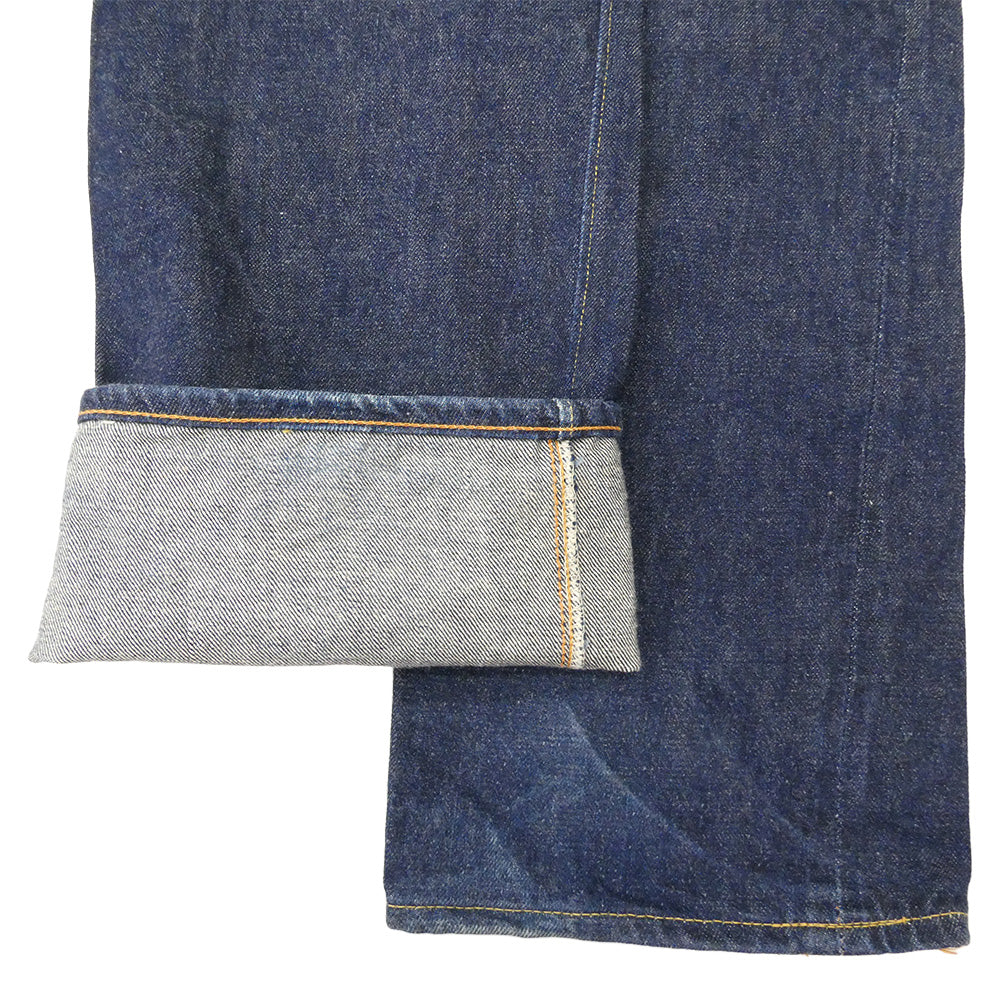 THE FLAT HEAD ザフラットヘッド 1005XX ボタンフライ セルビッチ デニム パンツ インディゴブルー系 W-33 L-34【中古】
