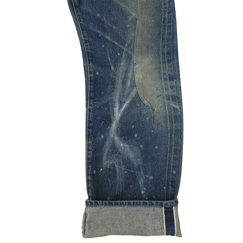 Levi's リーバイス 501XX 復刻 90s 裏刻印555 USA バレンシア工場製 ボタンフライ デニムパンツ ジーンズ インディゴブルー系 W33 L36【中古】