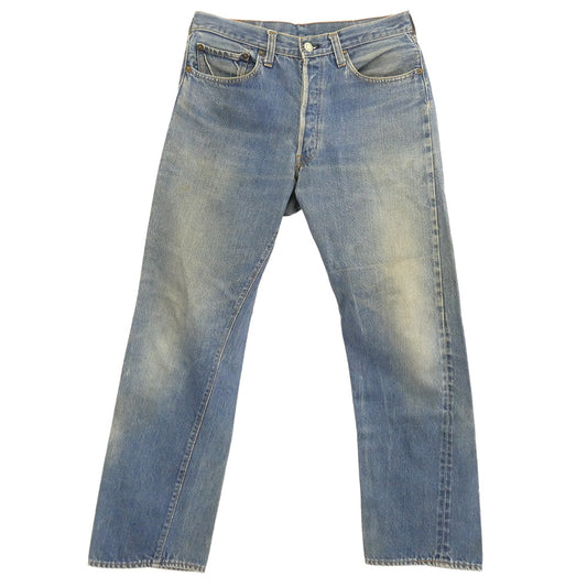 Levi's リーバイス 79年製 501 66後期 裏刻印6 スモールe ボタンフライ デニムパンツ ジーンズ インディゴブルー系 W33【中古】