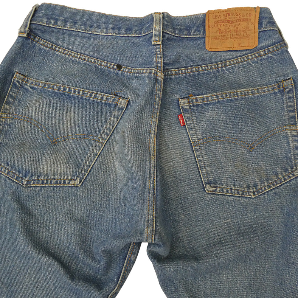 Levi's リーバイス 79年製 501 66後期 裏刻印6 スモールe ボタンフライ デニムパンツ ジーンズ インディゴブルー系 W33【中古】