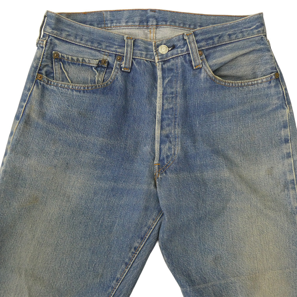 Levi's リーバイス 79年製 501 66後期 裏刻印6 スモールe ボタンフライ デニムパンツ ジーンズ インディゴブルー系 W33【中古】