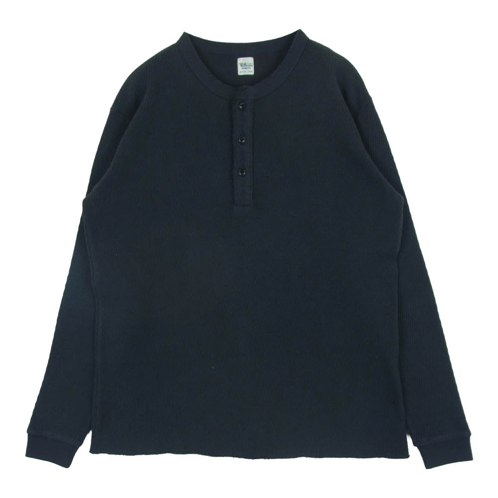 Ron Herman ロンハーマン 3420900360 ヘンリーネック ハニカムサーマル ロングスリーブ カットソー 長袖 Tシャツ グレー系 S【中古】