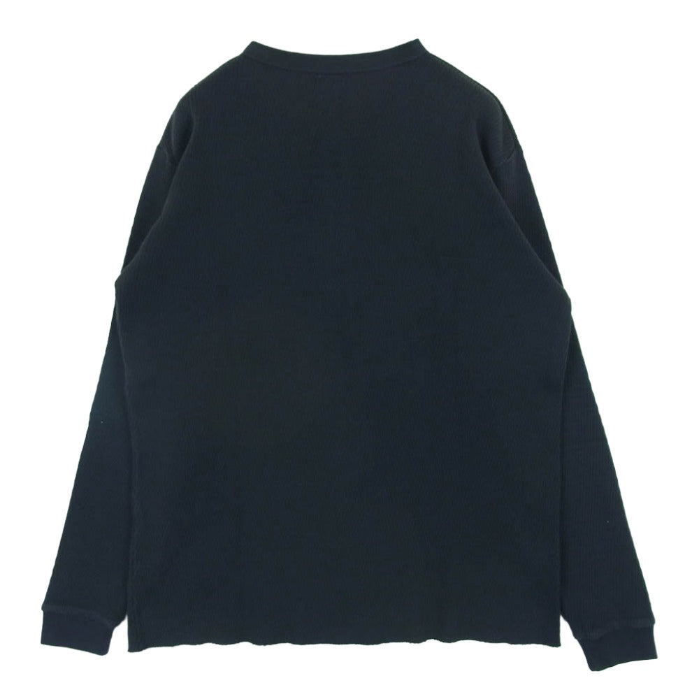 Ron Herman ロンハーマン 3420900360 ヘンリーネック ハニカムサーマル ロングスリーブ カットソー 長袖 Tシャツ グレー系 S【中古】