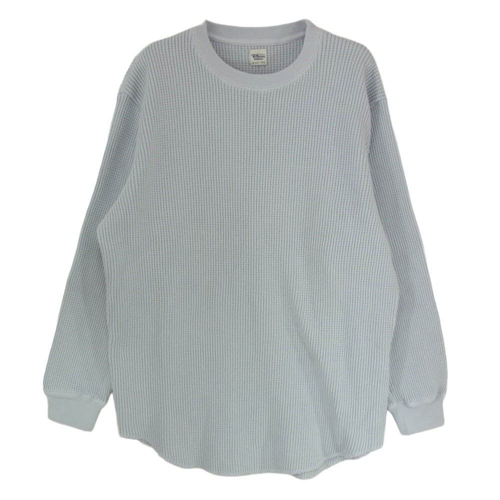 Ron Herman ロンハーマン 3720900013 ワッフル サーマル ヘビー ロングスリーブ カットソー 長袖 Tシャツ ブルーグレー系 S【中古】