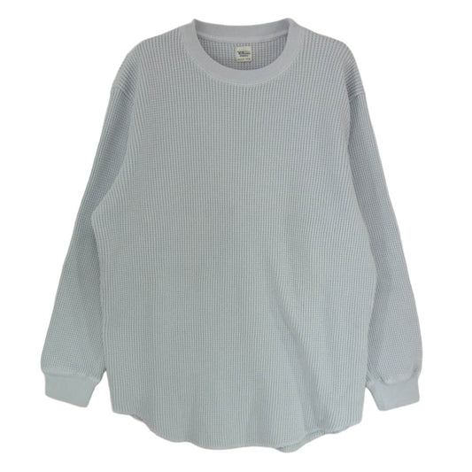 Ron Herman ロンハーマン 3720900013 ワッフル サーマル ヘビー ロングスリーブ カットソー 長袖 Tシャツ ブルーグレー系 S【中古】