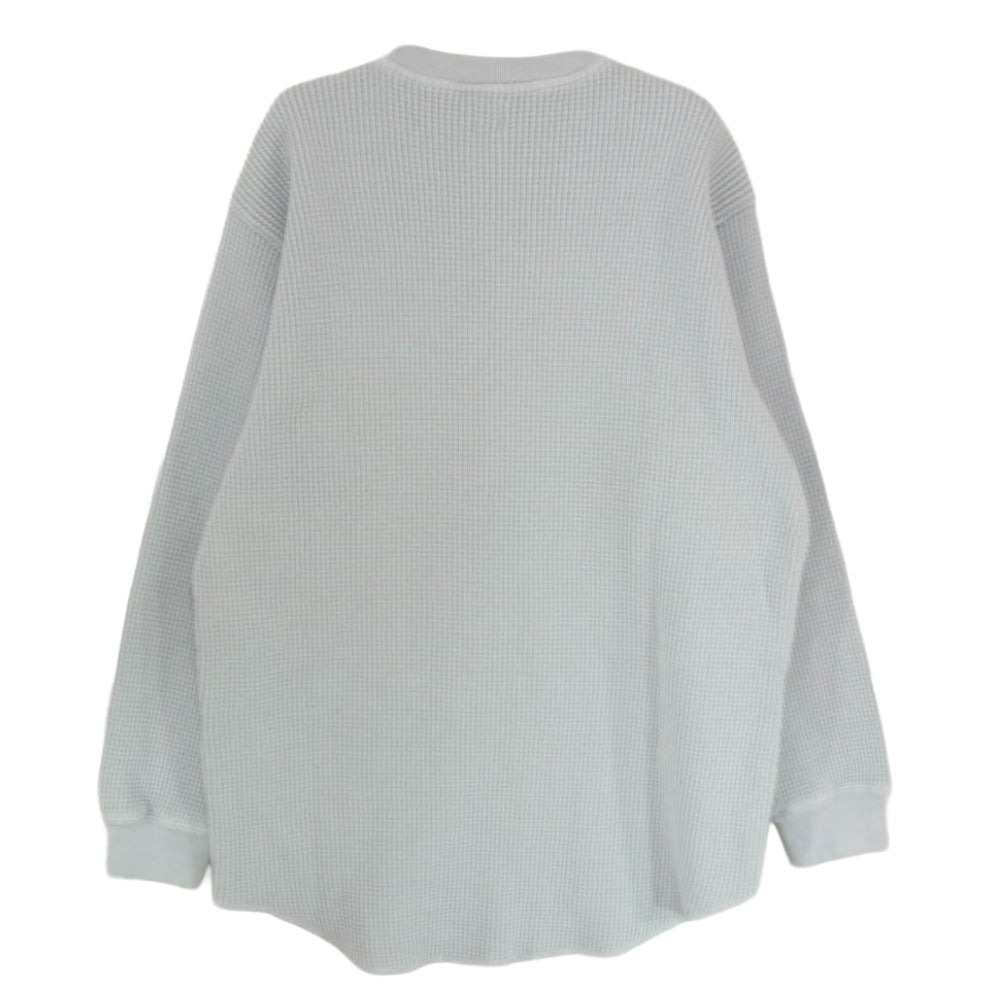 Ron Herman ロンハーマン 3720900013 ワッフル サーマル ヘビー ロングスリーブ カットソー 長袖 Tシャツ ブルーグレー系 S【中古】