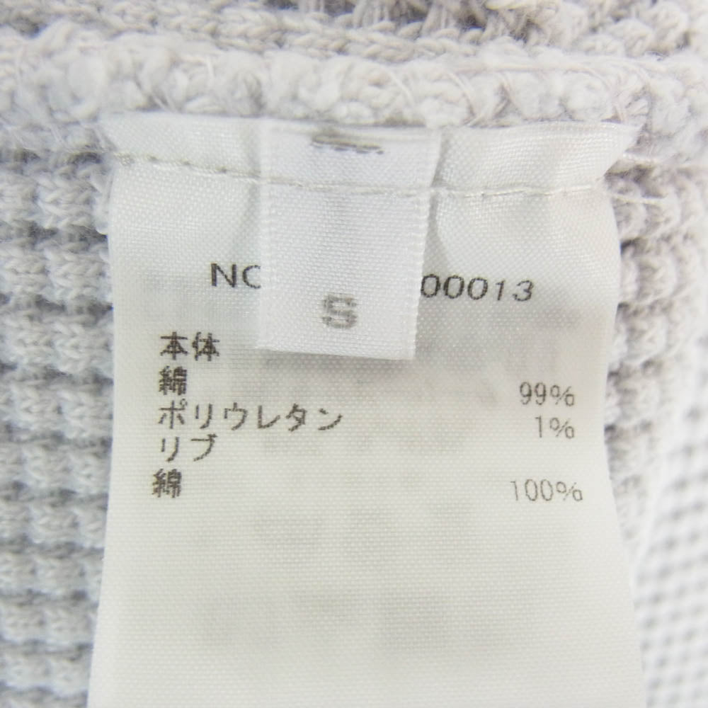 Ron Herman ロンハーマン 3720900013 ワッフル サーマル ヘビー ロングスリーブ カットソー 長袖 Tシャツ ブルーグレー系 S【中古】