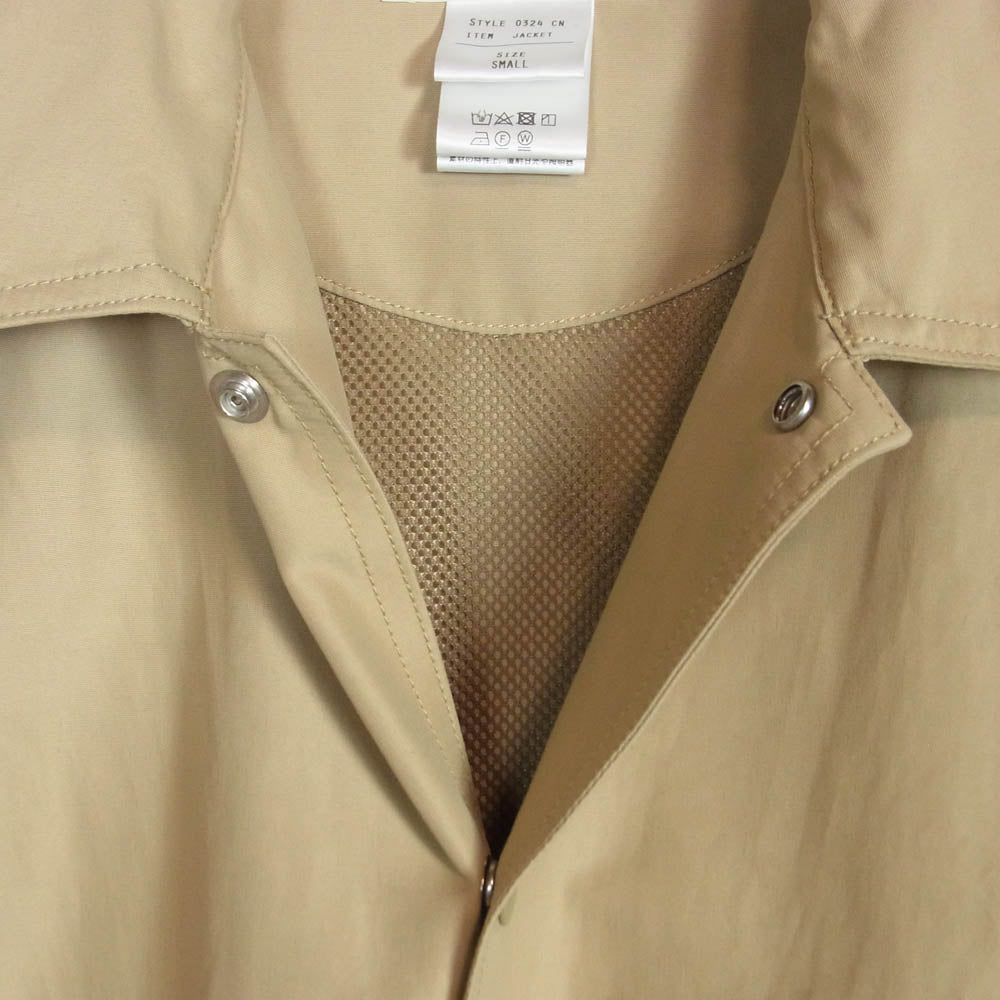 Ron Herman ロンハーマン 23SS 3720400094 × UNION LAUNCH ユニオンランチ Coach Jacket コーチ ジャケット ベージュ系 S【中古】