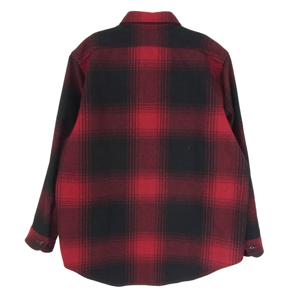 MADISON BLUE マディソンブルー 19AW MB194-5050RHM RonHerman ロンハーマン別注 長袖 ウール チェック ネル シャツ レッド系 S【中古】