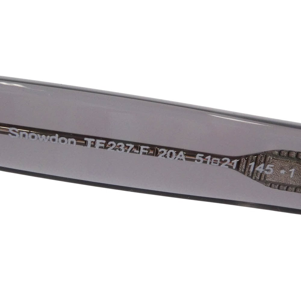 TOM FORD トムフォード TF237-F Snowdon スノードン アイウェア サングラス ブラック系 クリア系【中古】