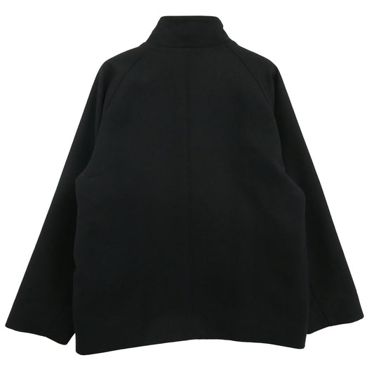 ATON エイトン 7074635 DOUBLE SAXONY HARRINGTON JACKET ウール ハリントン ジャケット ブルゾン ブラック系 02【中古】