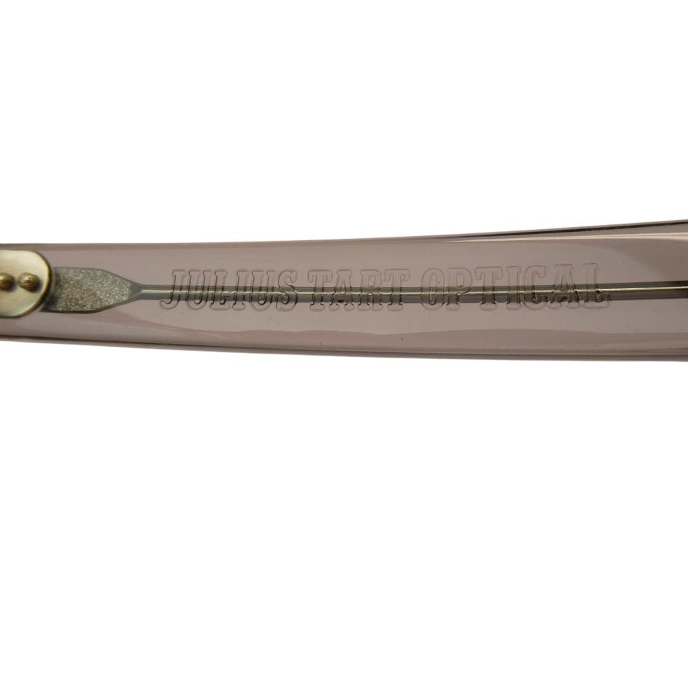 ジュリアスタートオプティカル PL-003 AR クリアフレーム アイウェア サングラス ブラック系 グリーン系【中古】