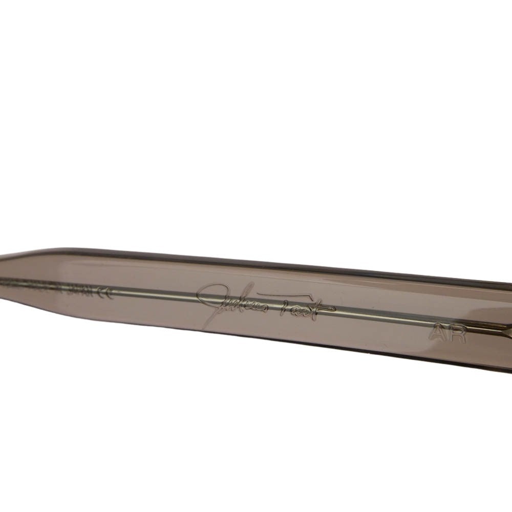 ジュリアスタートオプティカル PL-003 AR クリアフレーム アイウェア サングラス ブラック系 グリーン系【中古】