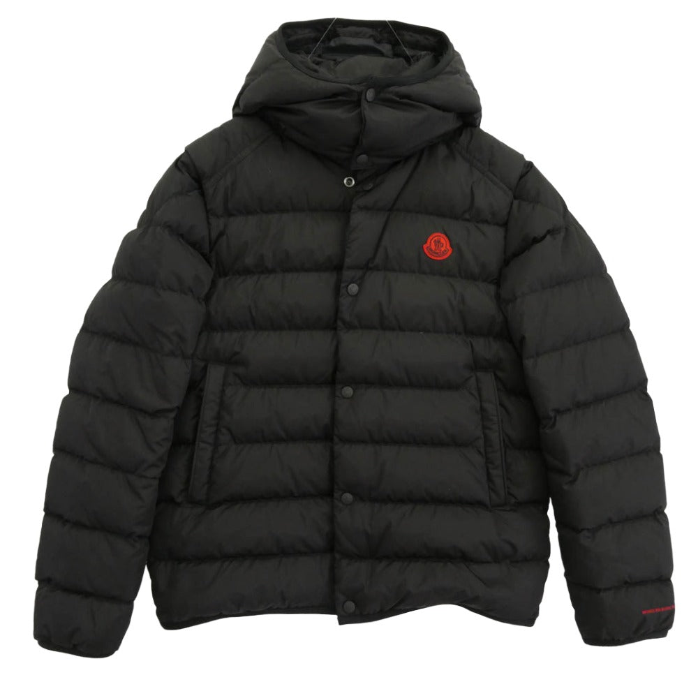 MONCLER モンクレール G10911B51D00 Born To Protect DABOS RECYCLED HOODED DOWN JACKET ダボス 袖デタッチャブル ダウン ジャケット ブラック系 1【中古】