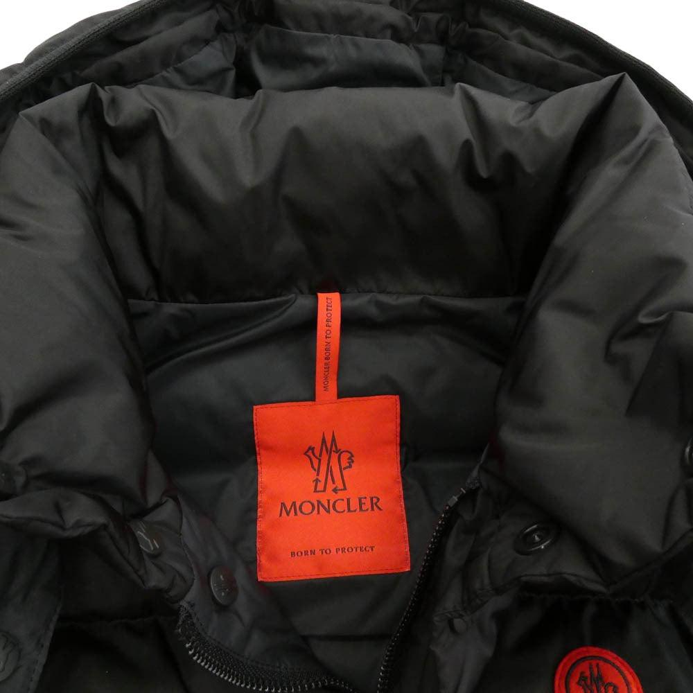MONCLER モンクレール G10911B51D00 Born To Protect DABOS RECYCLED HOODED DOWN JACKET ダボス 袖デタッチャブル ダウン ジャケット ブラック系 1【中古】