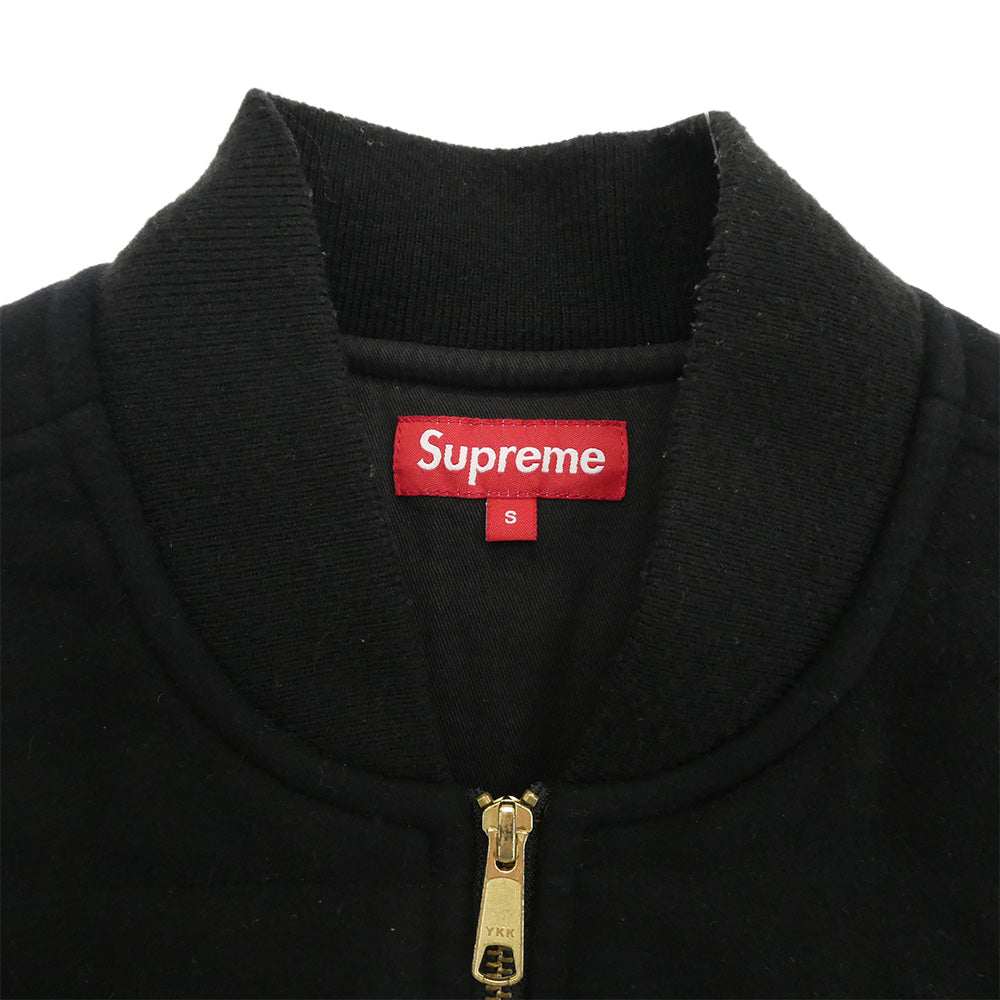 Supreme シュプリーム 11AW Work Vest モールスキン 中綿 ワークベスト ブラック系 S【中古】