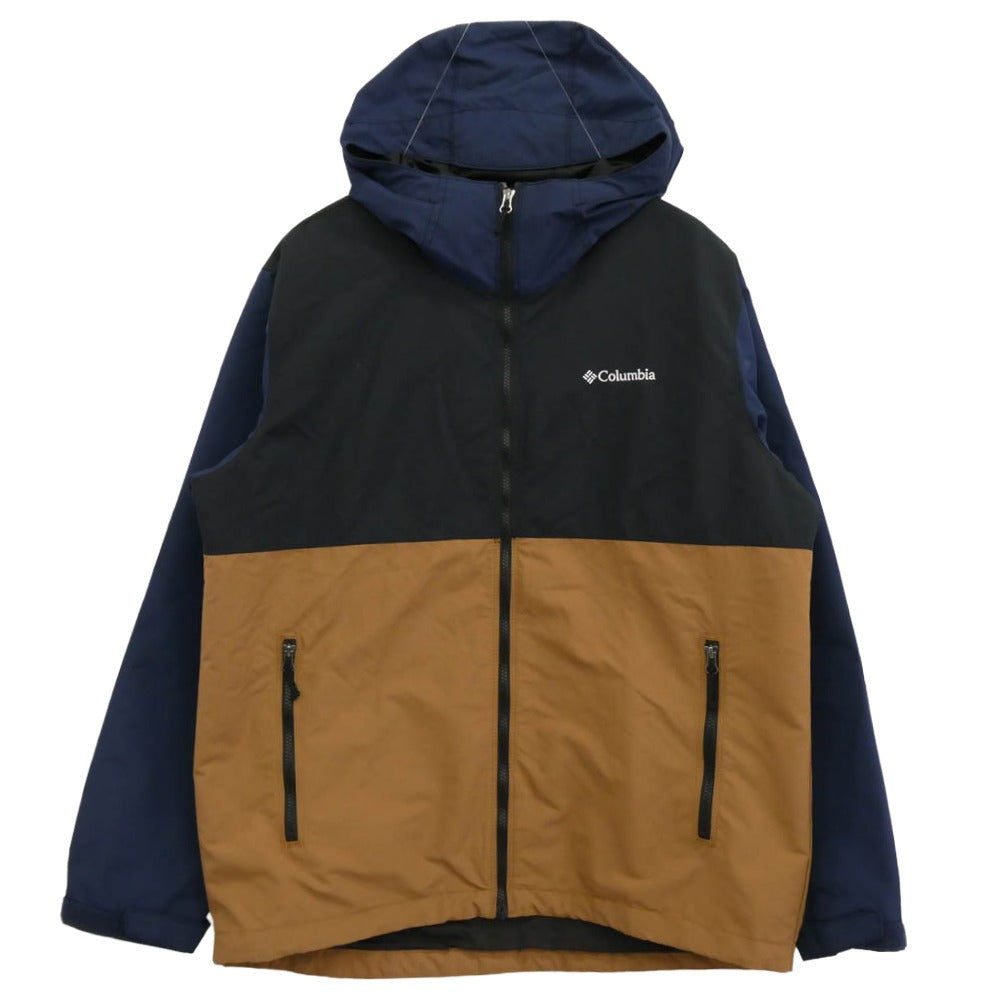 Columbia コロンビア XE8964 Lake Powell Jacket レイク パウエル ジャケット ブラック系 ライトブラウン系 ネイビー系 XL【中古】