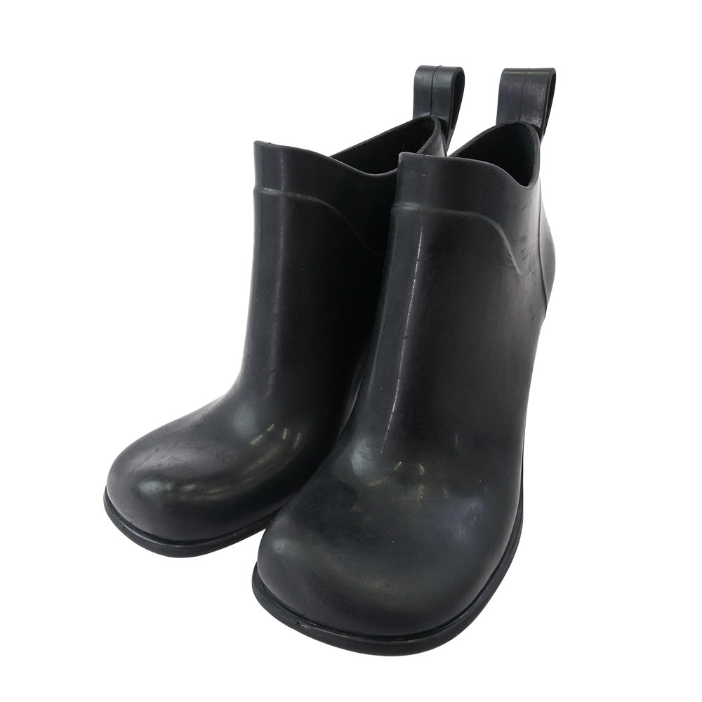 BOTTEGAVENETA ボッテガヴェネタ ラバー ヒール パドル ブーツ ブラック系 40【中古】